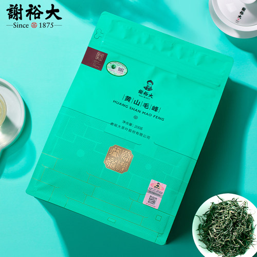 2026新茶谢裕大黄山毛峰高山醇香毛峰茶袋装200g绿茶官方旗舰正品 - 图3