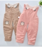 Комбинезон подходит для мужчин и женщин для девочек, детские штаны, стеганая детская куртка, комплект, 1 лет, осенний