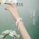 Zhou Dasheng New Chinese Style Hetian Jade Bracelet Women's Jade Bracelet