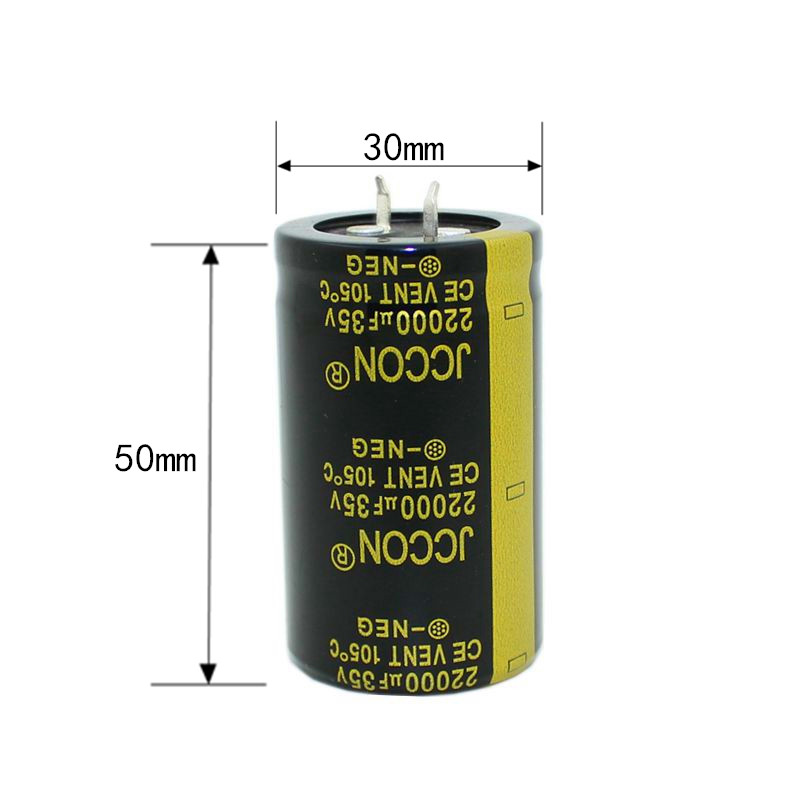 35v22000uf 35v JCCON黑金音响功放逆变器变频器电容 30x50-图1