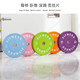 Commercial gym macaron full rubber barbell plate with large holes