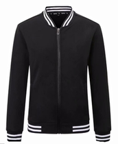 Basketball Referee Jacket Autumn Winter Long Sleeve Warm Black Sports Jacket Plus Thin Suede Jersey Referee Costume Customize