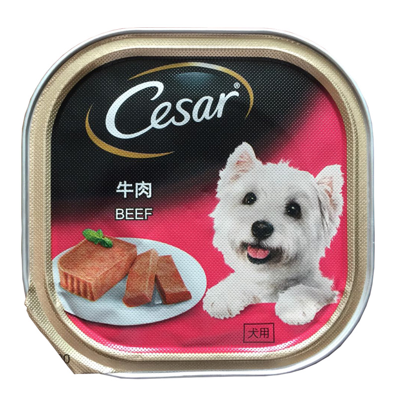 澳门代购澳洲西莎cesar狗罐头鸡肉牛肉羊肉海鲜蔬菜宠物狗狗湿粮 - 图3