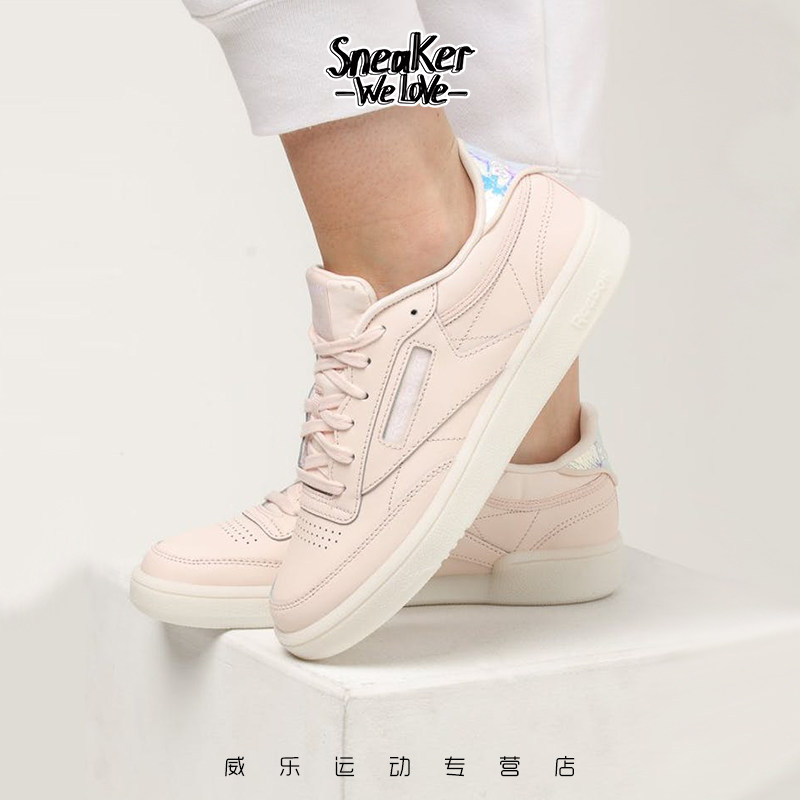 reebok club c 85彩虹女子尾小白鞋 威乐运动板鞋/休闲鞋