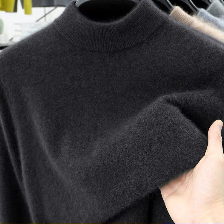 鄂尔多斯市半高领加厚羊绒衫男士冬季新款保暖毛衣羊毛针织打底衫,淘宝优惠券,粉丝福利购,淘宝优惠卷