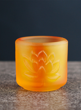 小茶杯供水杯莲花水琉璃