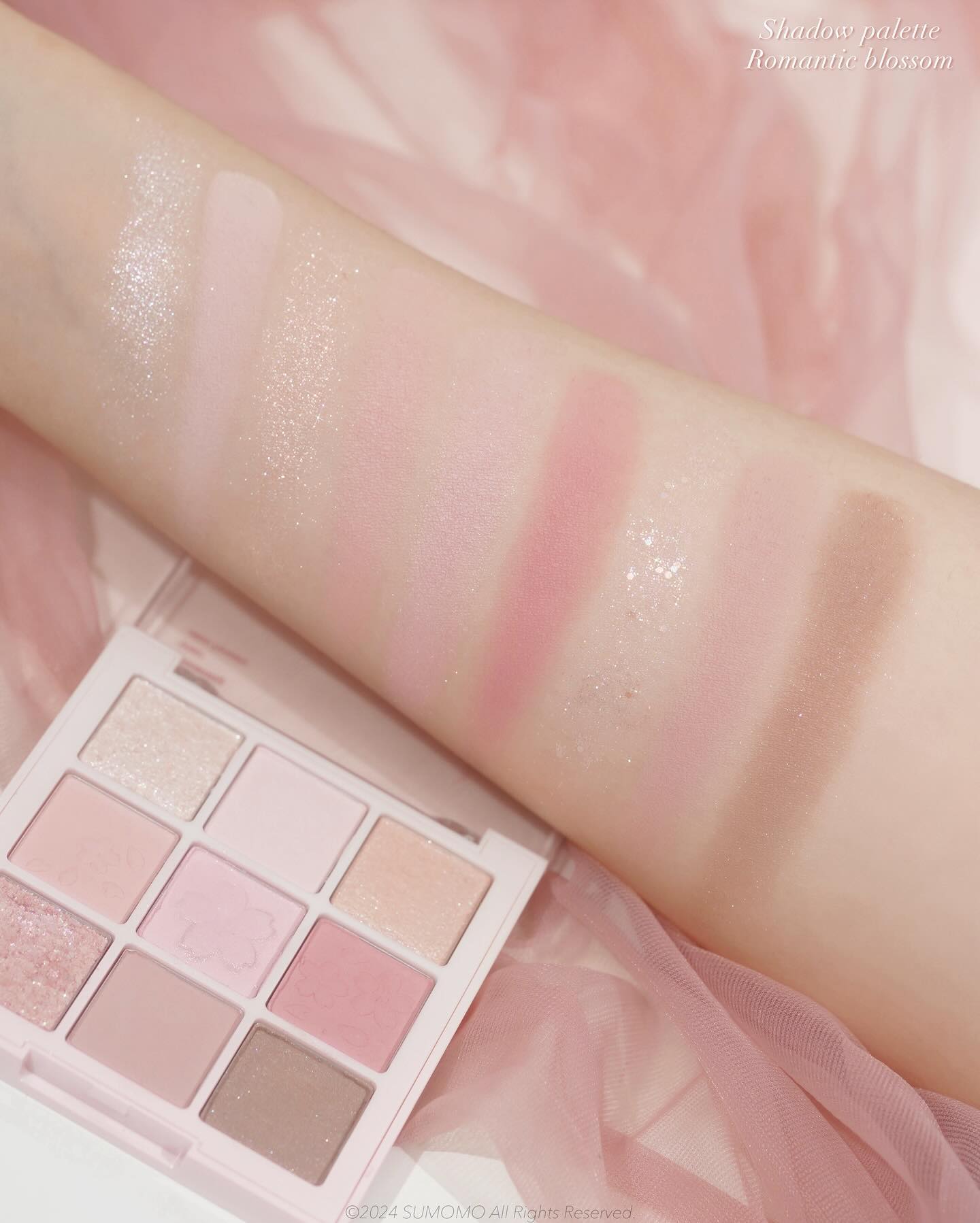 【限定】 韩国Dasique/代曦可樱花Blossom九色眼影盘固体唇蜜唇釉,淘宝优惠券,粉丝福利购,淘宝优惠卷