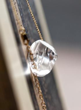 一颗冰块丨软语设计冰女随形项链