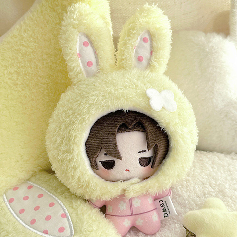 气球暖暖星 现货 兔子帽子10cm棉花娃娃谷美娃衣饰品装饰收纳,淘宝优惠券,粉丝福利购,淘宝优惠卷