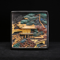 The Qing Dynasty Qianlong Old Ink Block Ink Block Emblem Ink Cheng house Chen Mouswen Room Four Treasure Hu Kaiwen Collection of Oil Smoke ink Bar