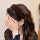 韩式甜美宽边丝绒发箍女2025新款高级感头箍日常外戴百搭发卡发饰