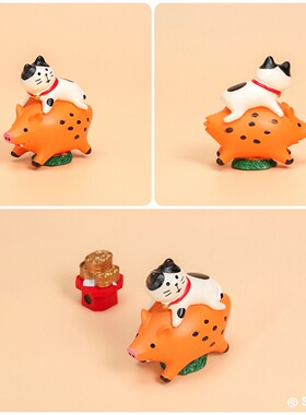 ＜开运招财猫＞吉祥物装饰小摆件
