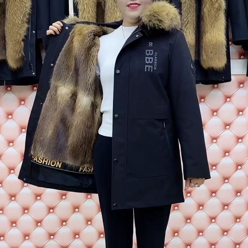 新款男装皮草派克服中长款青根貂整貂内胆皮毛一体加厚冬款男外套,淘宝优惠券,粉丝福利购,淘宝优惠卷