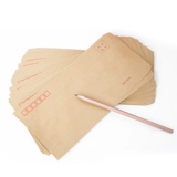 100 толстая кожаная бумага Envelope Письмовой пакет платный пакет с размером пакет с конвертом простой стоимость -добавленная налоговая счета конверт