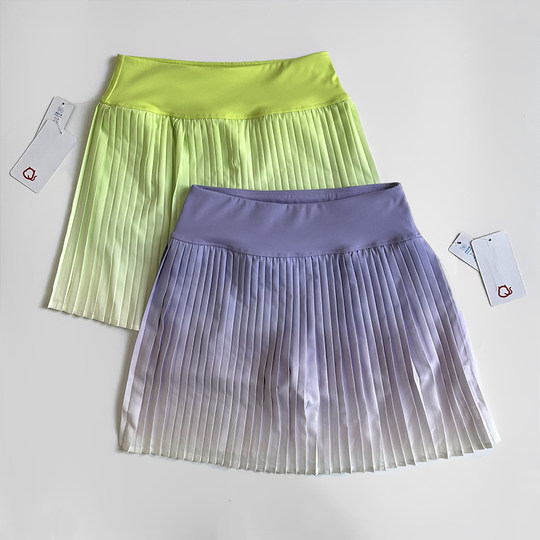 网球裙女夏季青春时尚运动裙吸湿排汗百搭短裙瑜伽跑步健身百褶裙