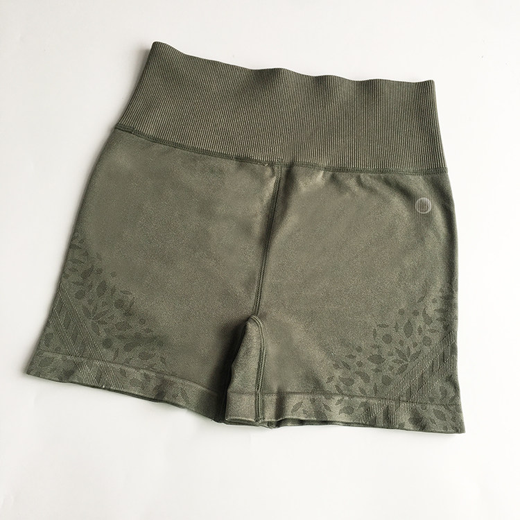 女士运动高弹透气吸汗青年短裤休闲训练健身瑜伽跑步速干五分裤