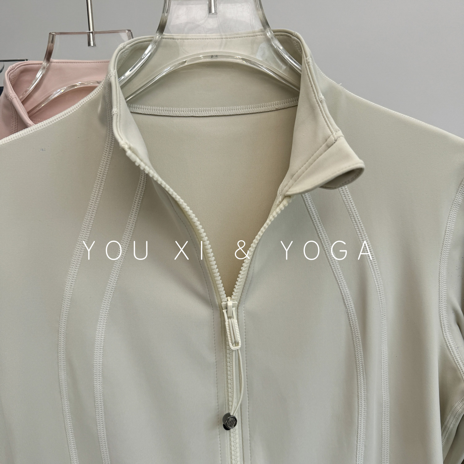 瑜伽服女2025新款春秋季上衣立领防风跑步运动绝美健身服长袖外套,淘宝优惠券,粉丝福利购,淘宝优惠卷