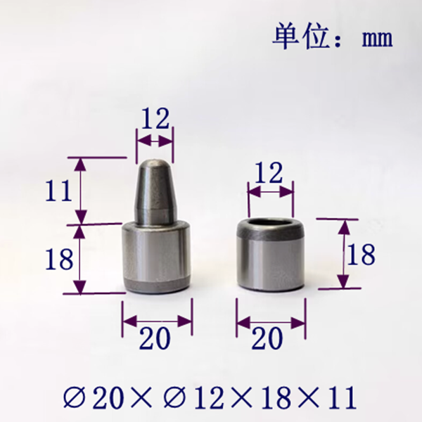 10套20mm橡胶硅胶模具导柱导套精准定位销套比例导柱材质20cr耐磨 - 图3