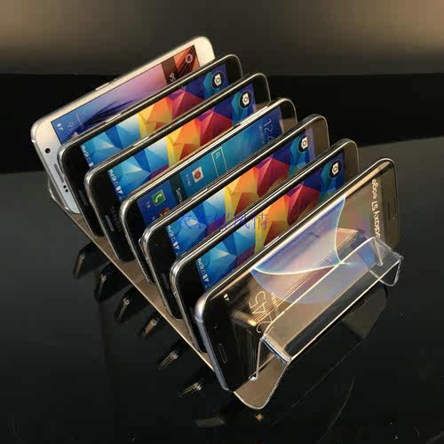 12手机展示置放架子多托展示支架充电置放手机托架会议手机置放架 - 图3
