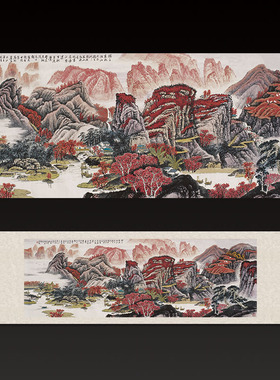 马到成功客厅沙发背景墙风水壁画