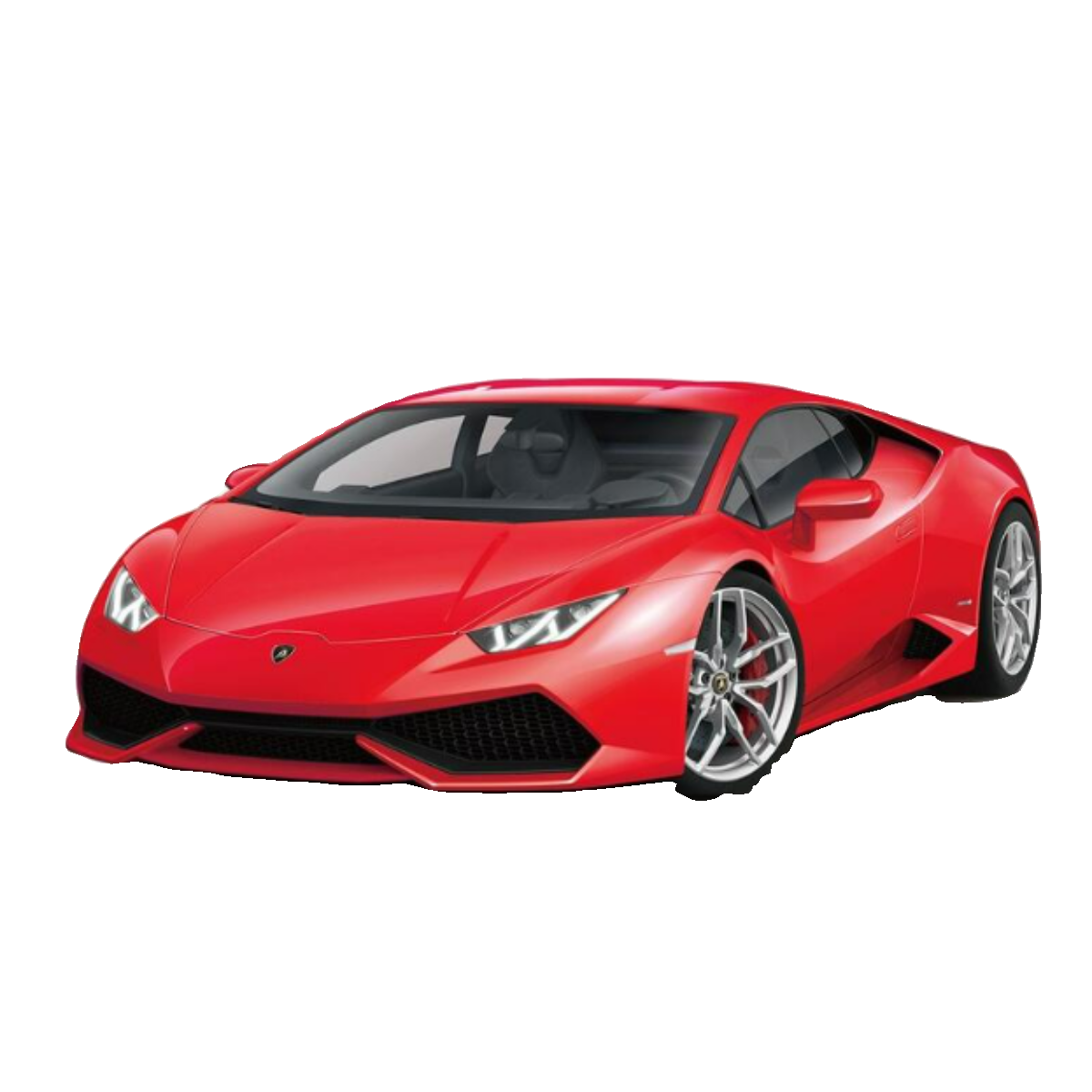 现货 Aoshima 1/24`14 Lamborghini Huracan Red塗裝完成 06644-图2