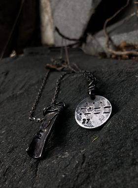 摩斯密码手工戒指吊牌项链定制