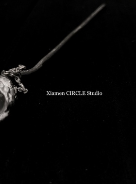 发簪小众设计师 纯银发簪订制 首饰设计品牌 2021aw