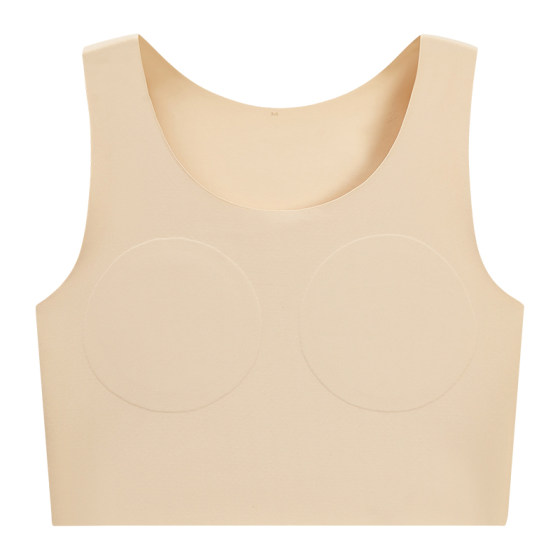 Women's super flat bra bra that makes big breasts look smaller