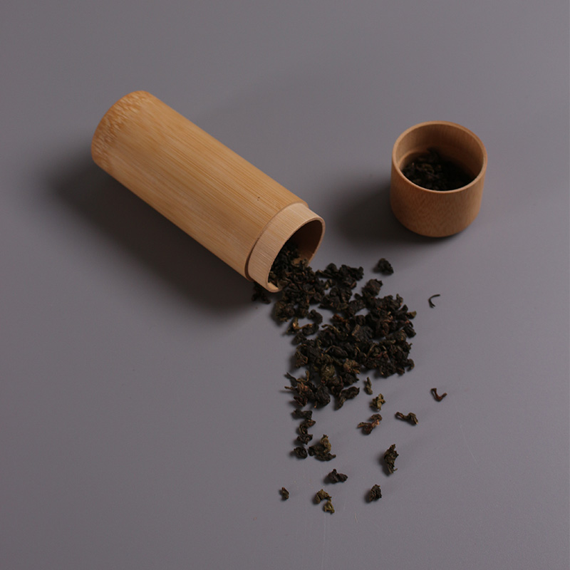 竹制密封竹茶叶罐子便携竹筒罐茶叶盒竹筒香筒旅行随身小罐子-图0