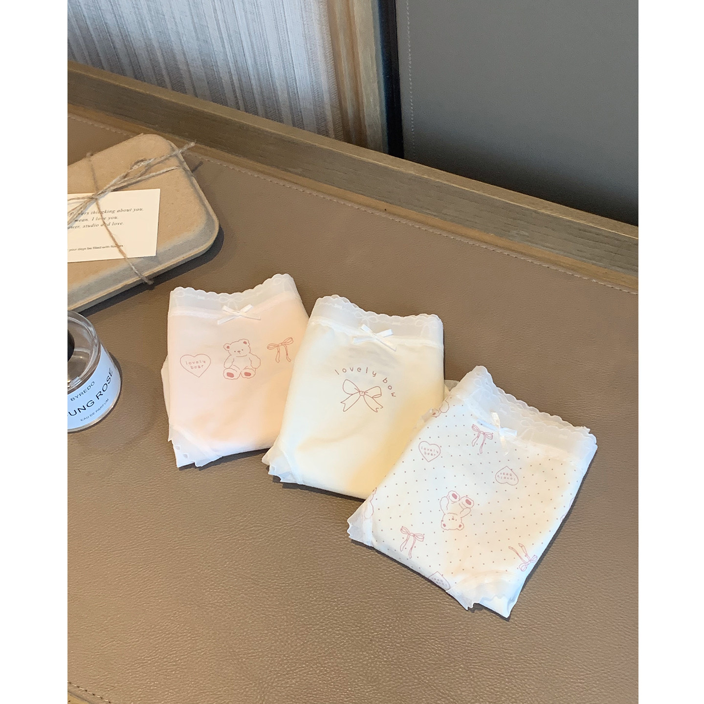 女大童亲肤透气三角内裤2026春季新品少女甜美蕾丝小短裤三条盒装,淘宝优惠券,粉丝福利购,淘宝优惠卷