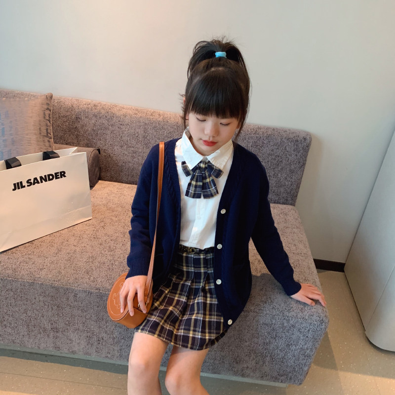 女童格子百褶裙2022春装新款中大童学院风裙子学生JK小短裙半身裙,淘宝优惠券,粉丝福利购,淘宝优惠卷