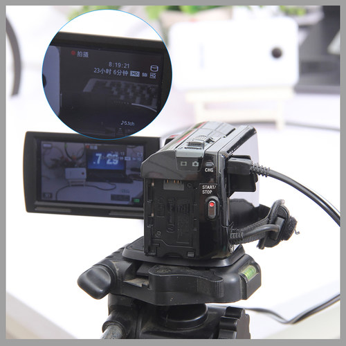适用于索尼摄像机AC-L25 AC-L200电源适配器HDR-XR150E XR160E XR260E供电线XR350E PJ760E PJ600E充电器 - 图2