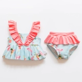 Детский раздельный милый свежий купальник для принцессы для школьников