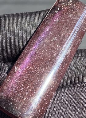 天然水晶星光超七紫发吊坠裸石紫红发火粉项链饰品挂坠一物一图