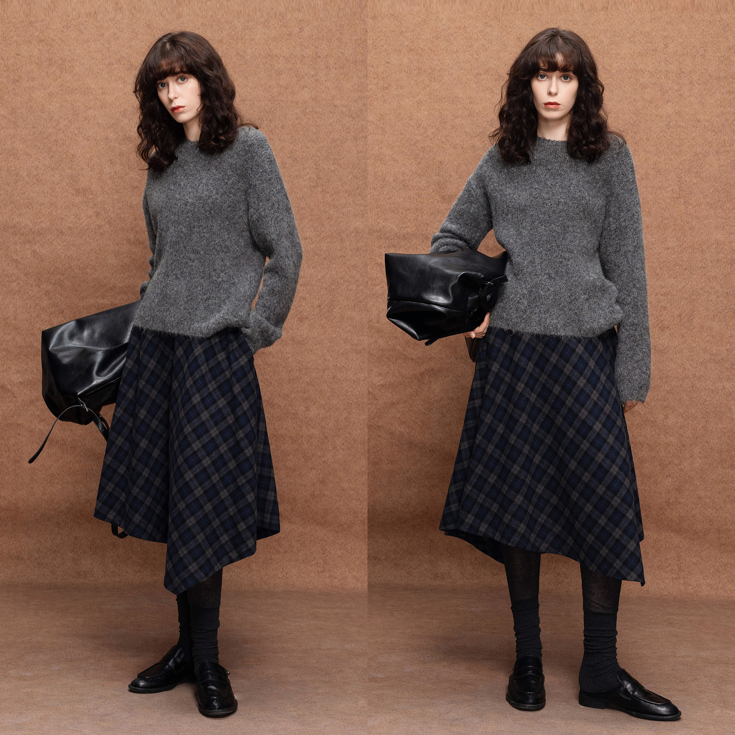 德玛纳羊驼毛混纺圆领线衫女25冬季新款软糯慵懒风长毛针织衫上衣,淘宝优惠券,粉丝福利购,淘宝优惠卷