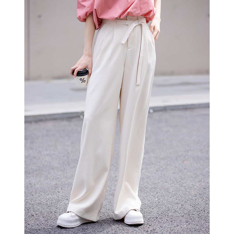 德玛纳2023春季新款高腰显瘦休闲裤 德玛纳休闲裤