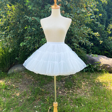 Свадебный кринолин 裙撑lolita四层35厘米狗短款背带裙暴力无骨软纱撑cos洛丽塔衬裙