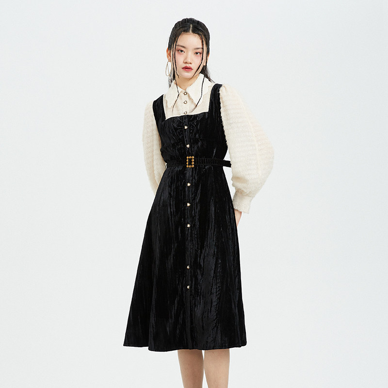 jessyline2021冬装专柜新款连衣裙 jessyline连衣裙