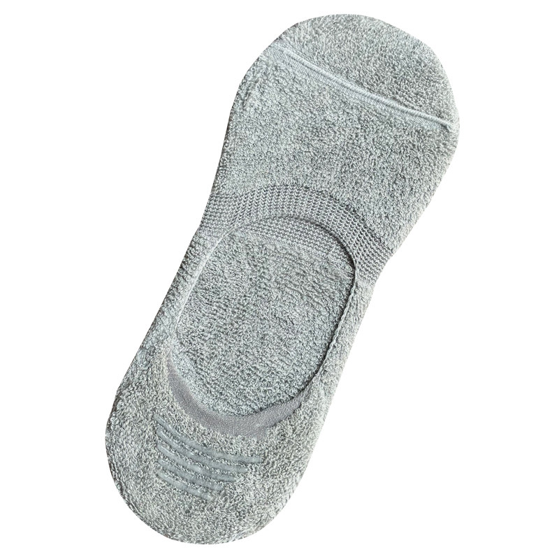 秋冬季毛巾全隐形袜男纯色浅口超短袜加绒加厚纯棉船袜防滑毛圈袜,淘宝优惠券,粉丝福利购,淘宝优惠卷