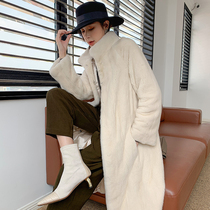Fang Tai 2023 Winter New Mink Leather Big Coat Female Whole Mink With Long neckline imported Goose Down Ferret Fur Fur Coat