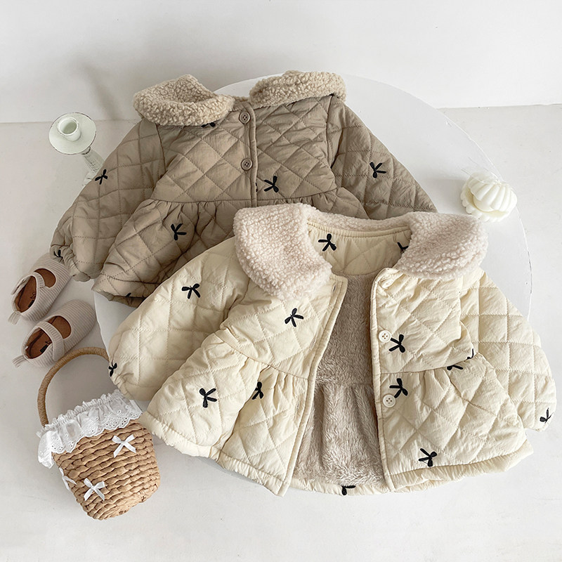 韩版女童冬装加绒棉服婴儿夹棉衣洋气小女孩加厚保暖棉袄宝宝外套,淘宝优惠券,粉丝福利购,淘宝优惠卷