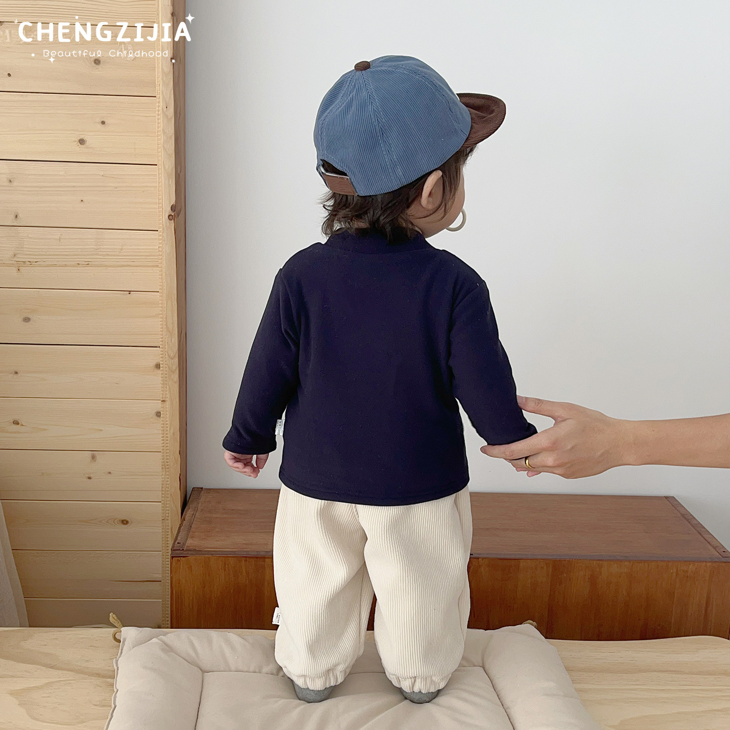 男童冬款加绒保暖打底衫男宝宝洋气加厚长袖上衣T恤婴儿内搭衣服,淘宝优惠券,粉丝福利购,淘宝优惠卷