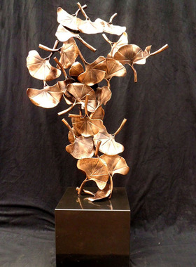 新中式家居手工铁艺软装摆件饰品