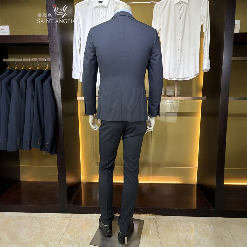 报喜鸟灰绿绵羊毛男士秋冬装青年商务休闲修身西装套装西服两件套,淘宝优惠券,粉丝福利购,淘宝优惠卷