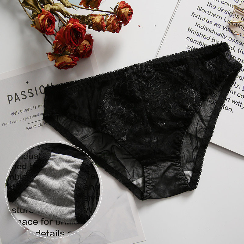 内衣女小胸聚拢甜美柔纱花朵杯舒适 蓝可嫣颜文胸