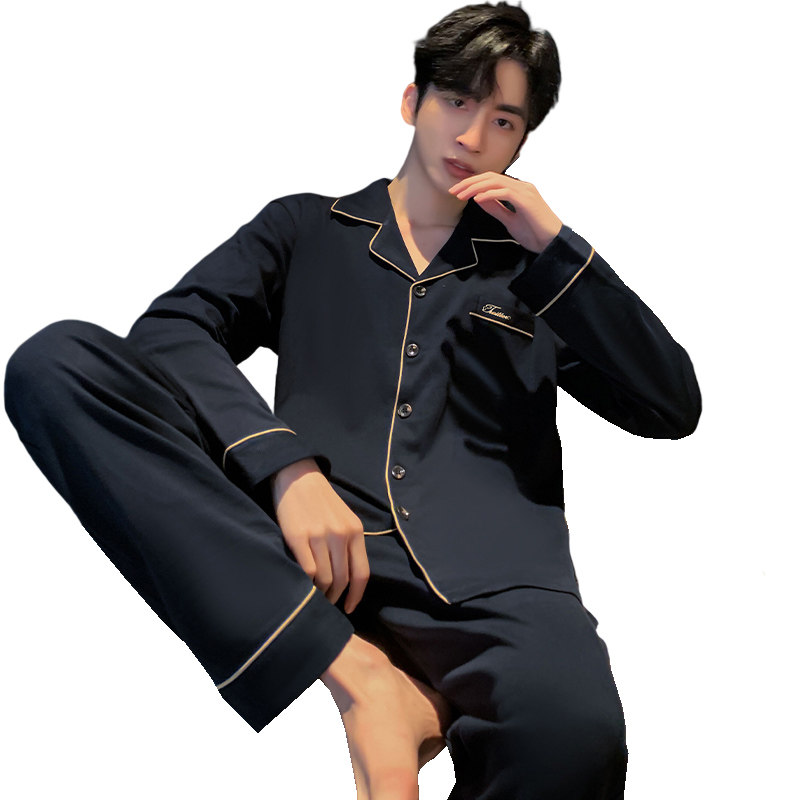 男士长袖纯棉春秋2023年新款睡衣 怀尔蔚卡卡睡衣/家居服套装