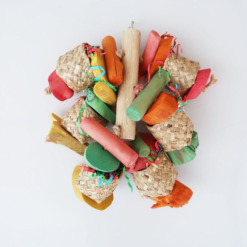 折衷葵亚花马逊金灰刚机中大型鹦鹉啃咬磨嘴牙发泄玩具用品防咬毛,淘宝优惠券,粉丝福利购,淘宝优惠卷