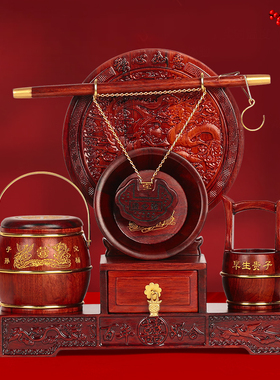 红木陪嫁婚庆马桶嫁妆子孙桶