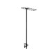 Portable desktop light stand outdoor storage rack