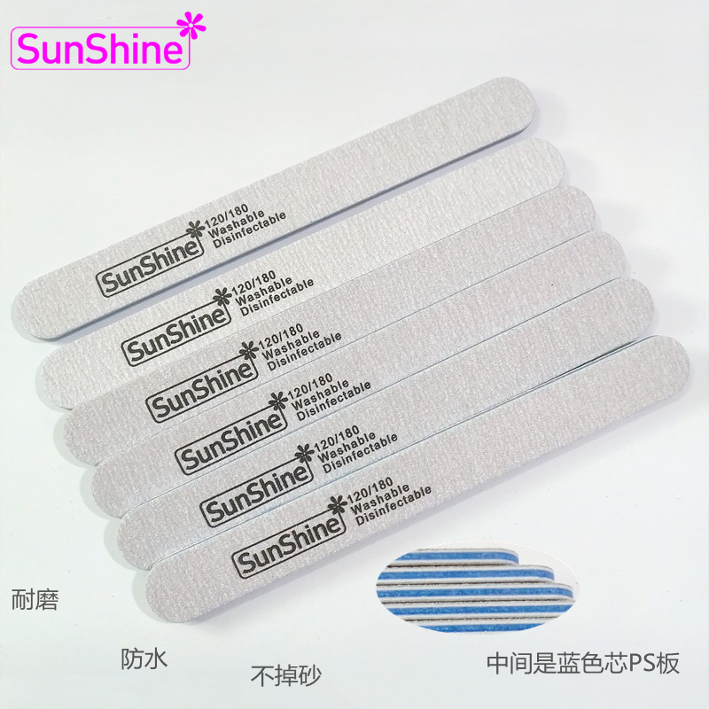 sunshine美甲砂条打磨条修指甲工具套装成品日本材料正品打磨搓条-图1